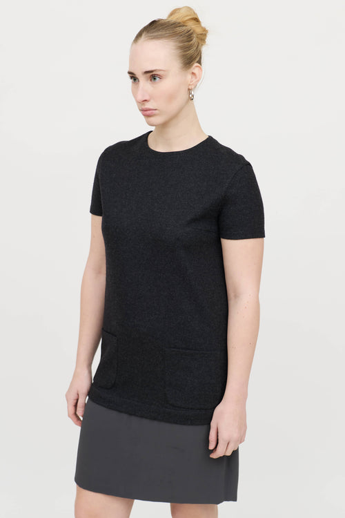 Brunello Cucinelli Wool Layered Dress