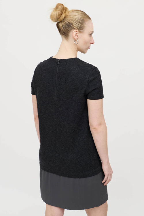 Brunello Cucinelli Wool Layered Dress