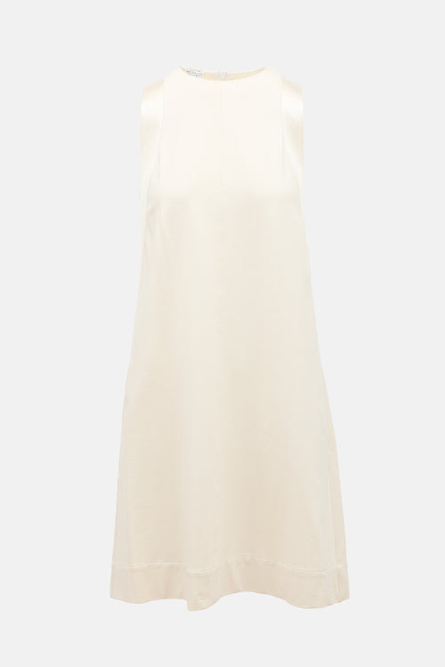 Brunello Cucinelli Jersey Sleeveless Shift Dress