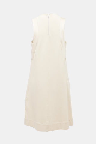 Brunello Cucinelli Jersey Sleeveless Shift Dress