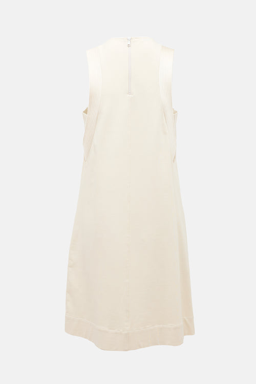 Brunello Cucinelli Jersey Sleeveless Shift Dress