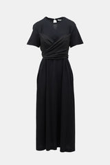 Brunello Cucinelli Jersey Tie T-Shirt Dress