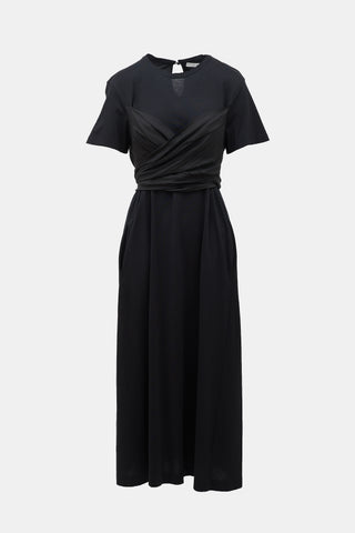 Brunello Cucinelli Jersey Tie T-Shirt Dress
