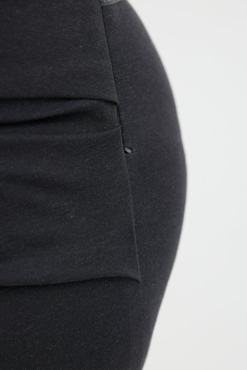 Brunello Cucinelli Jersey Tucked Skirt