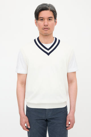 Brunello Cucinelli Knit V-Neck Vest