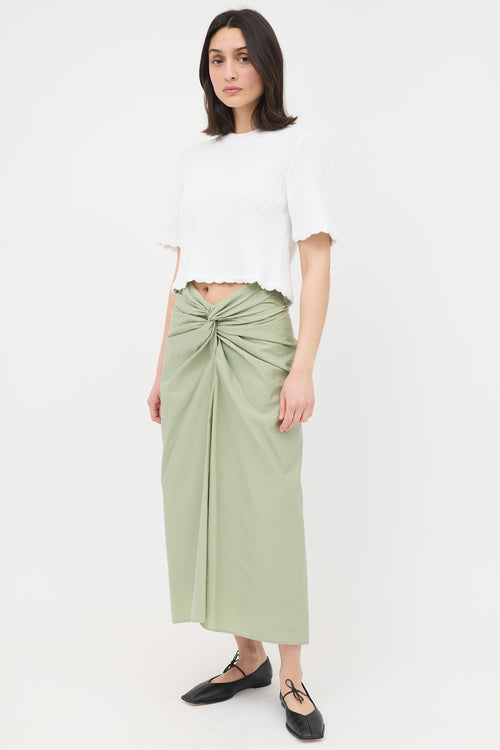 Brunello Cucinelli Knotted Skirt