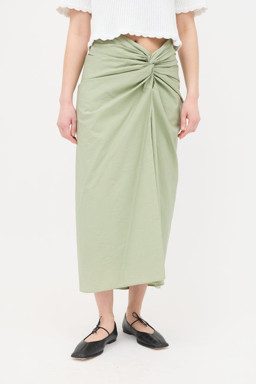 Brunello Cucinelli Knotted Skirt