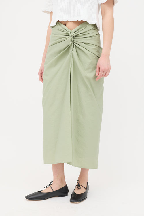 Brunello Cucinelli Knotted Skirt