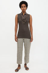 Brunello Cucinelli Layered Cowl Neck Top