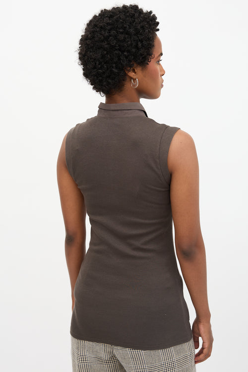 Brunello Cucinelli Layered Cowl Neck Top
