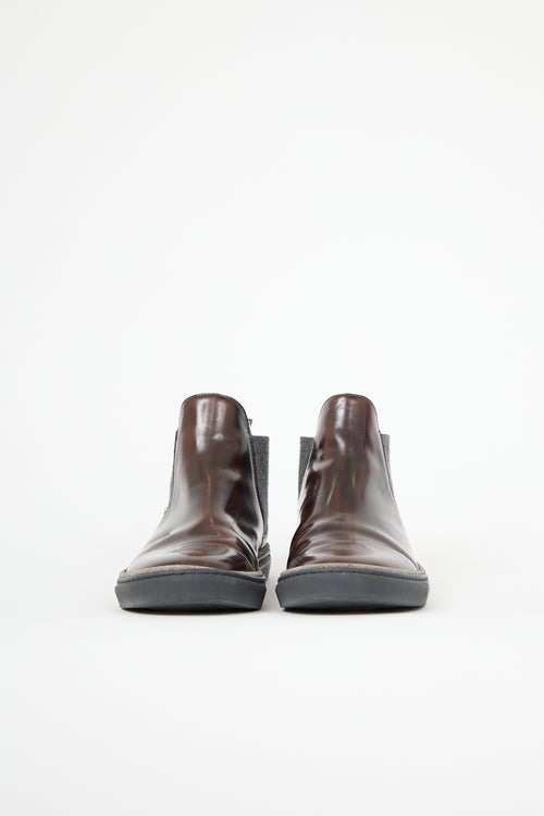 Brunello Cucinelli Leather Chelsea Boot