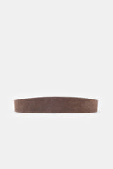 Brunello Cucinelli Leather Dual Buckle Belt