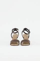 Brunello Cucinelli Leather Monili Sandal