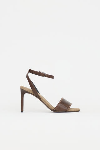 Brunello Cucinelli Leather Monili Sandal