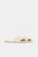 Brunello Cucinelli Leather Monili Trim Sandal