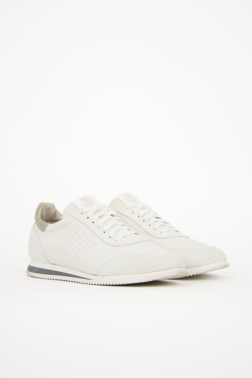 Brunello Cucinelli Leather & Suede Sneaker