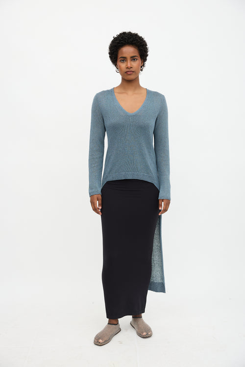 Brunello Cucinelli Linen Sequin Sweater