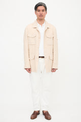 Brunello Cucinelli Linen & Wool Field Jacket