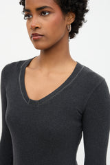 Brunello Cucinelli Long Sleeve Monili T-Shirt