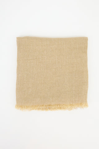 Brunello Cucinelli Metallic Fringe Scarf