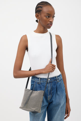 Brunello Cucinelli Monili Crossbody Bucket Bag