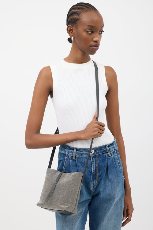 Brunello Cucinelli Monili Crossbody Bucket Bag