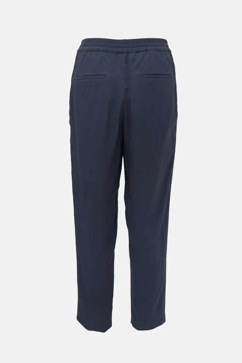 Brunello Cucinelli Monili Pintuck Track Pant