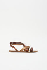 Brunello Cucinelli Leather Monili Sandal