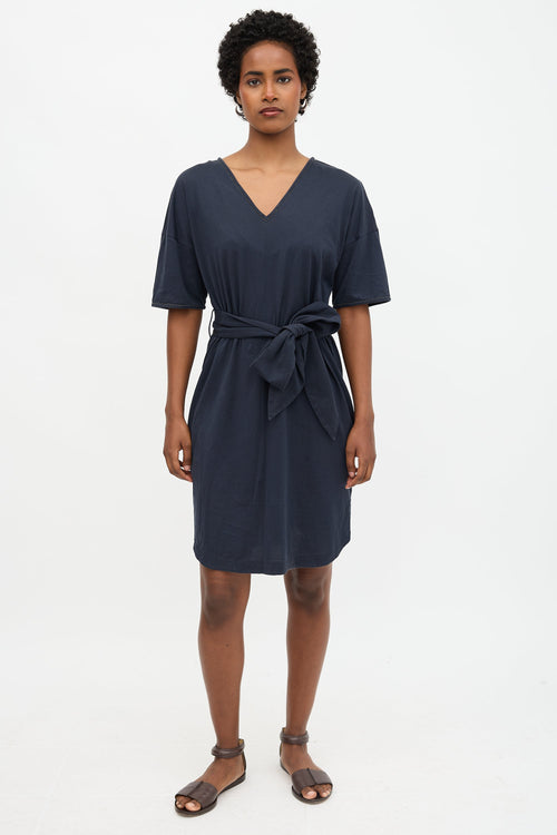 Brunello Cucinelli Monili Belted T-Shirt Dress