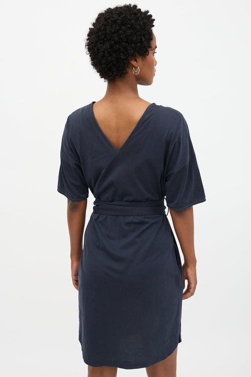 Brunello Cucinelli Monili Belted T-Shirt Dress