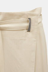 Brunello Cucinelli Monili Wrap Skirt
