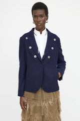 Brunello Cucinelli Wool Button Blazer