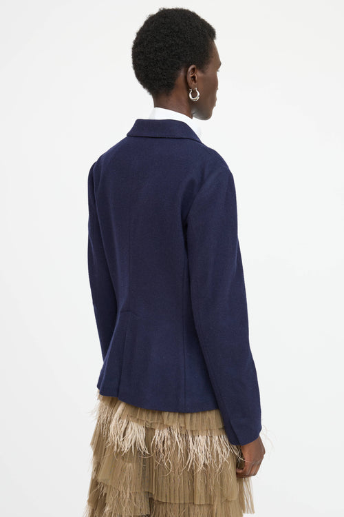 Brunello Cucinelli Wool Button Blazer