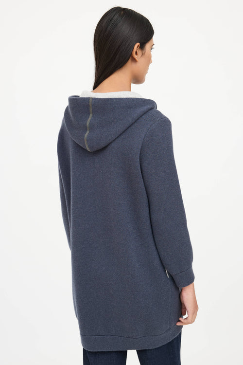 Brunello CucinelliZip Up Monili Hoodie