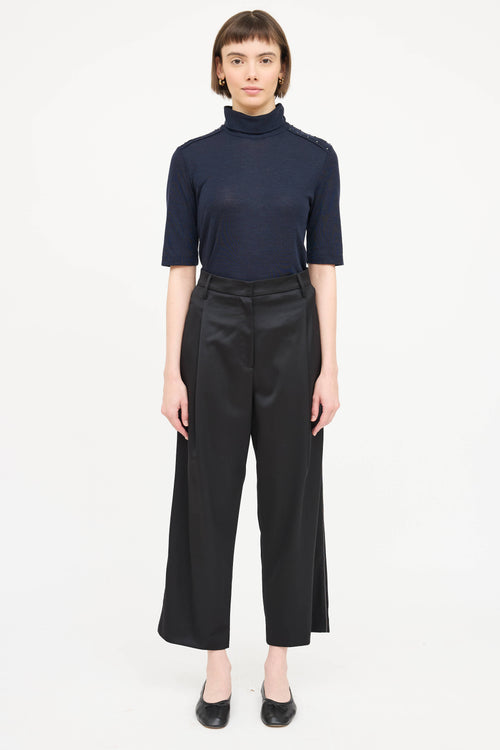 Brunello Cucinelli Wool Studded Top