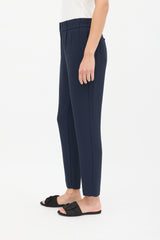 Brunello Cucinelli Navy Tapered Trouser