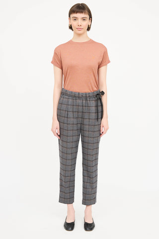 Brunello Cucinelli Sparkly Short Sleeve T-Shirt