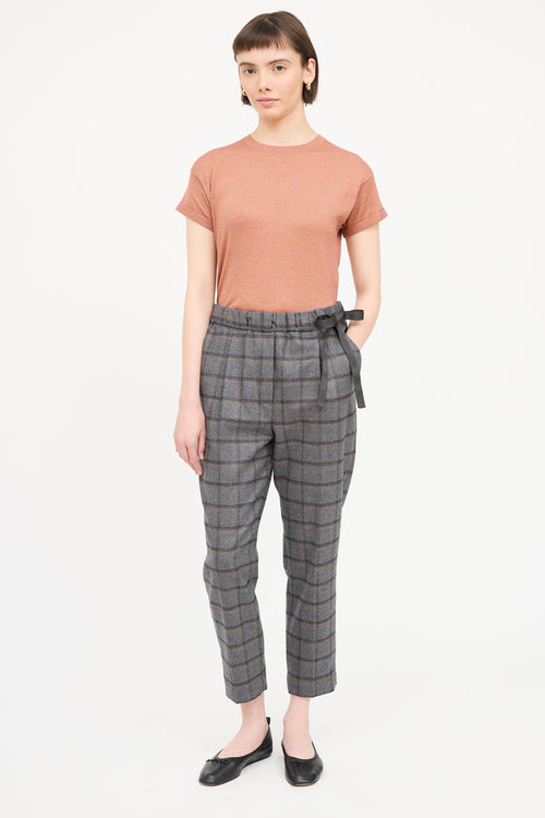 Brunello Cucinelli Sparkly Short Sleeve T-Shirt