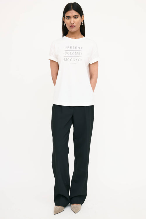 Brunello Cucinelli Present Monili Logo T-Shirt