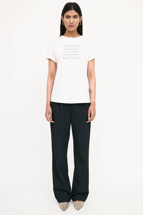 Brunello Cucinelli Present Monili Logo T-Shirt