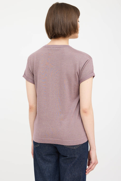 Cashmere Metallic T-Shirt