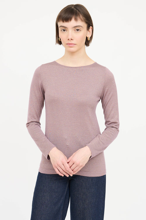 Brunello Cucinelli Cashmere Sparkly Top