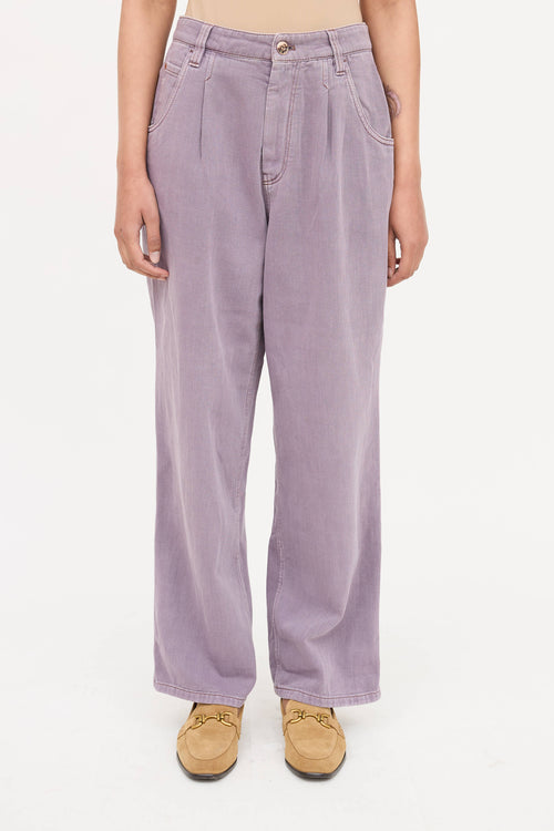 Brunello Cucinelli Low Slung Jeans