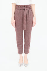 Brunello Cucinelli Wool Belted Pants