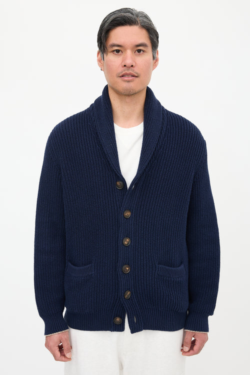 Brunello Cucinelli Rib Knit Cardigan
