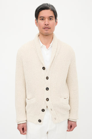 Brunello Cucinelli Rib Knit Cardigan