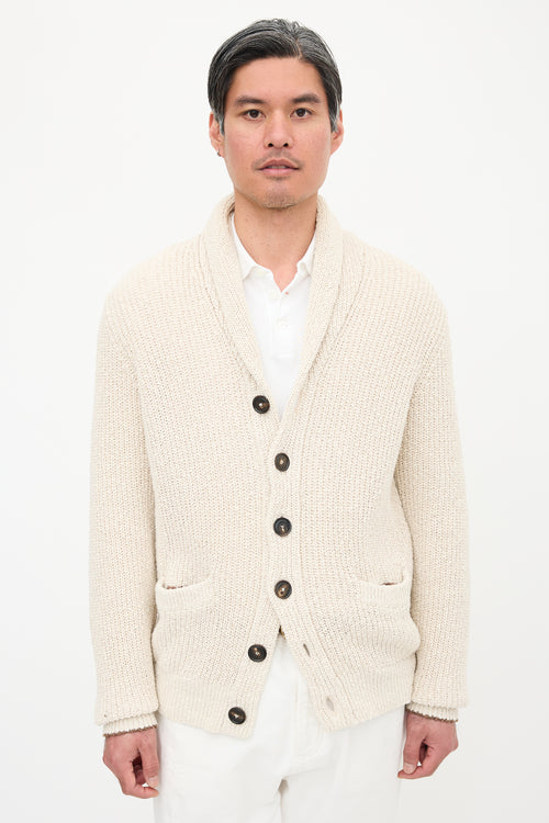 Brunello Cucinelli Rib Knit Cardigan