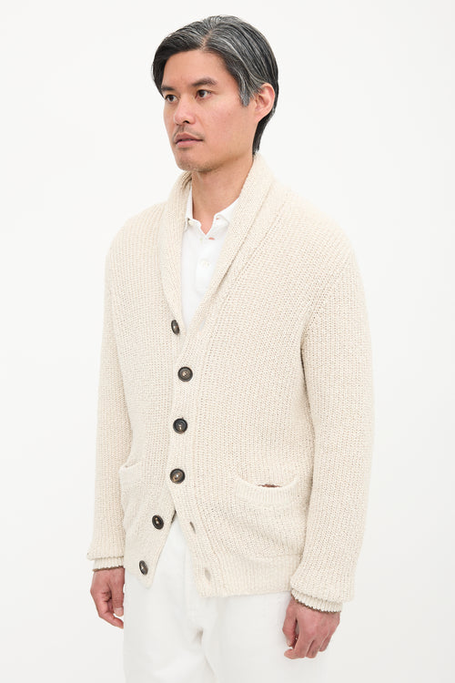 Brunello Cucinelli Rib Knit Cardigan