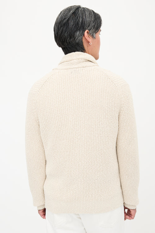Brunello Cucinelli Rib Knit Cardigan