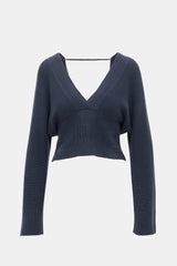 Brunello Cucinelli Rib Knit Cropped Sweater